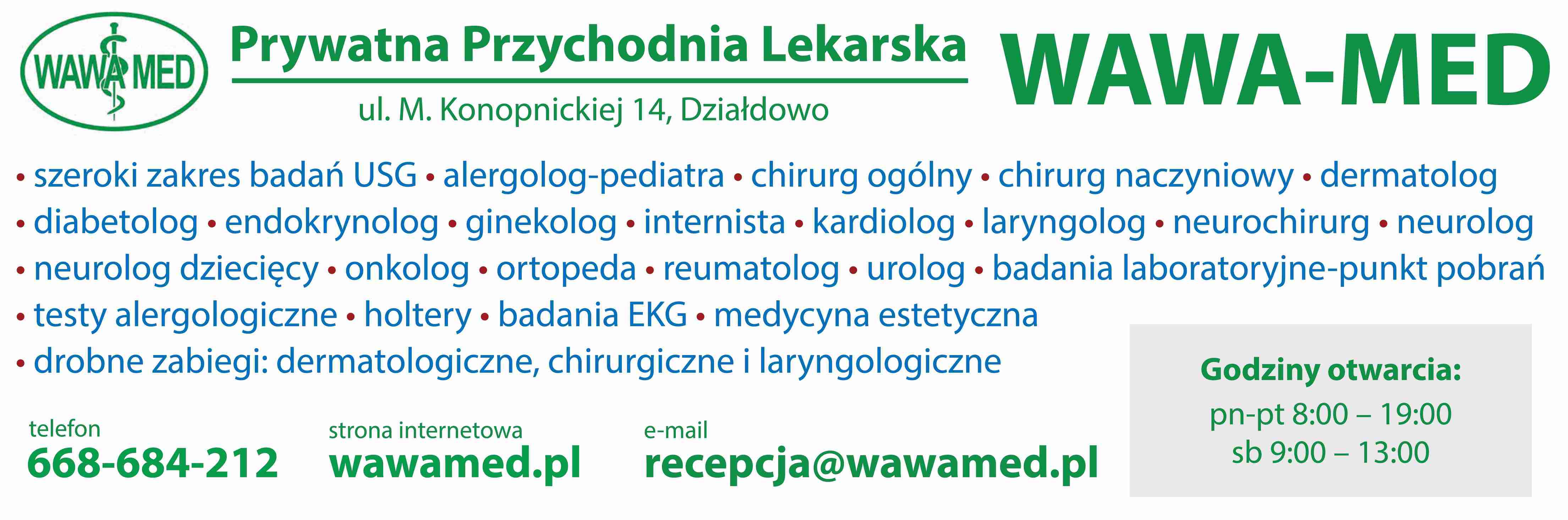 WAWA - MED s.c. - lekarz ginekolog DZIAŁDOWO lekarz ginekolog DZIAŁDOWO